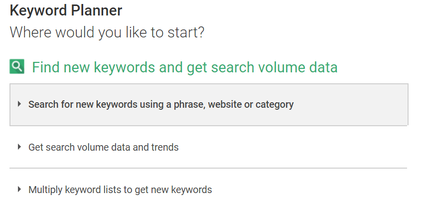 SEO Tools: How to use Google AdWords Keyword Planner