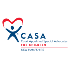 casna NH logo of a stick figure with arms up forming a heart